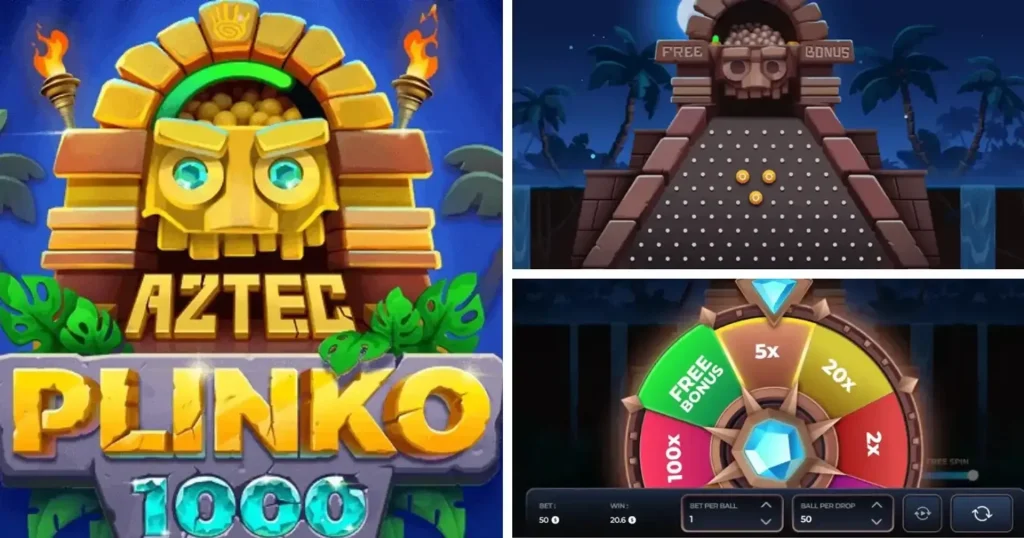 Plinko AZTEC 1000 game